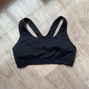 Black Nike Pro Sports Bra